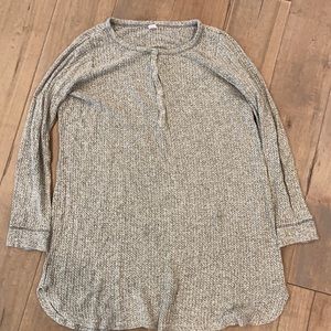 Old Navy Cozy Henley Nightgown